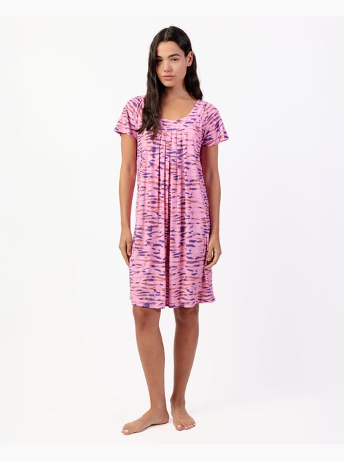 Canotta a maniche corte con stampa tigre rosa da donna ADMAS GARDEN - Kiabi Canotta a maniche corte con stampa tigre rosa da donna ADMAS GARDEN - Kiabi