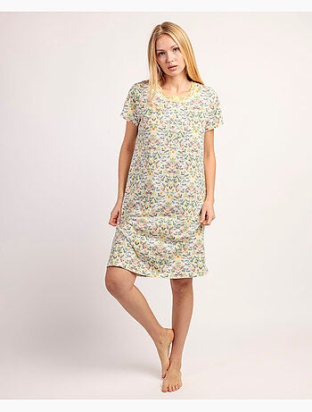 Canotta a maniche corte da donna ADMAS GARDEN Yellow Garden