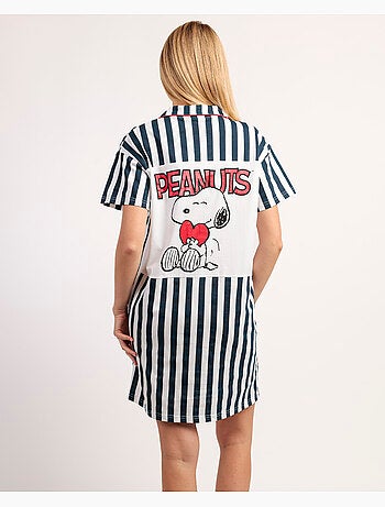 Canotta a maniche corte Love Sailor da donna PEANUTS