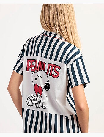 Canotta a maniche corte Love Sailor da donna PEANUTS