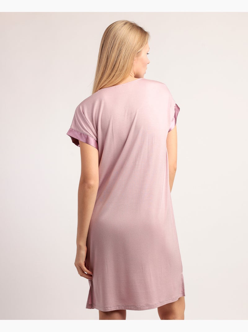 Canotta a maniche corte Soft Dreams da donna ADMAS CLASSIC Rosa chiaro - Kiabi
