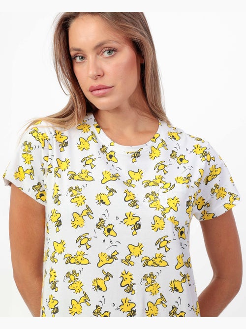 Canotta a maniche corte Woodstock da donna PEANUTS - Kiabi Canotta a maniche corte Woodstock da donna PEANUTS - Kiabi