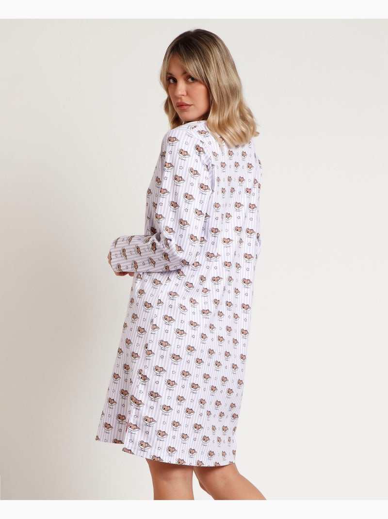 Canotta a maniche lunghe All You Need Is Sleep di ADMAS da donna Malva - Kiabi