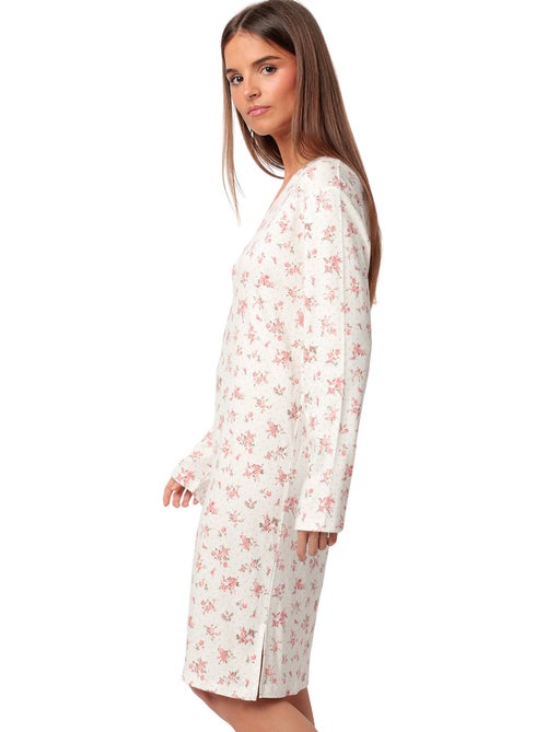 Canotta a maniche lunghe con pois e fiori ADMAS CLASSIC da donna - Kiabi Canotta a maniche lunghe con pois e fiori ADMAS CLASSIC da donna - Kiabi
