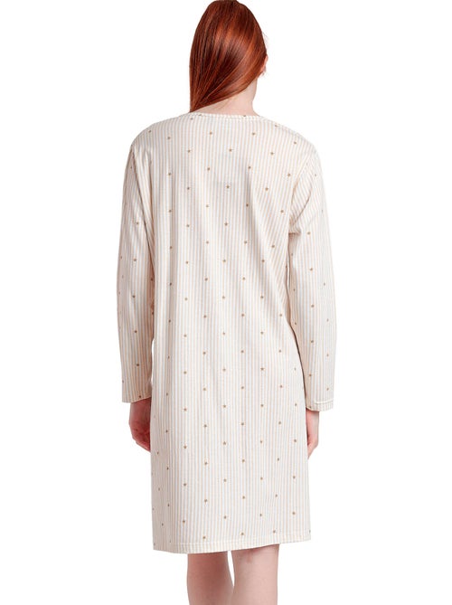 Canotta a maniche lunghe con stelle e strisce da donna ADMAS CLASSIC - Kiabi Canotta a maniche lunghe con stelle e strisce da donna ADMAS CLASSIC - Kiabi