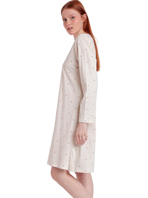 Canotta a maniche lunghe con stelle e strisce da donna ADMAS CLASSIC - Kiabi Canotta a maniche lunghe con stelle e strisce da donna ADMAS CLASSIC - Kiabi