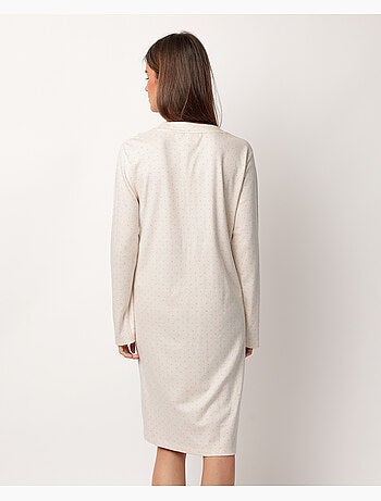 Canotta a maniche lunghe da donna ADMAS CLASSIC con pois e fiori