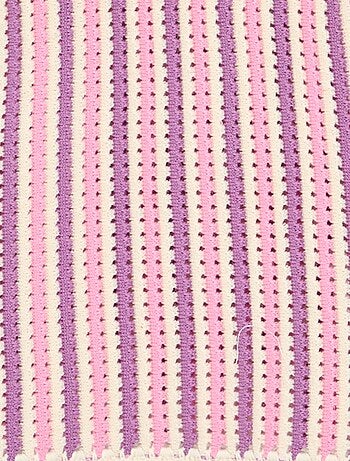 Canotta a righe in crochet