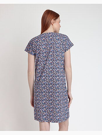 Canotta ADMAS Liberty blu e rosa a maniche corte per donna
