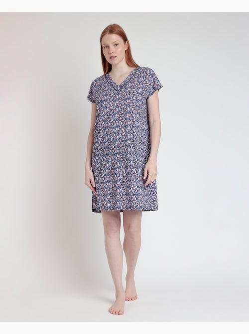 Canotta ADMAS Liberty blu e rosa a maniche corte per donna - Kiabi Canotta ADMAS Liberty blu e rosa a maniche corte per donna - Kiabi