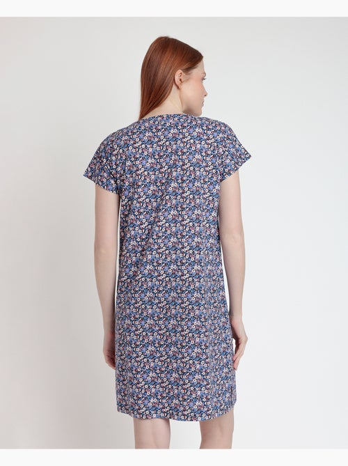 Canotta ADMAS Liberty blu e rosa a maniche corte per donna - Kiabi Canotta ADMAS Liberty blu e rosa a maniche corte per donna - Kiabi