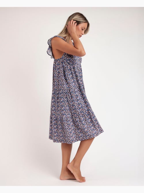 Canotta ADMAS Liberty blu e rosa a maniche corte per donna - Kiabi Canotta ADMAS Liberty blu e rosa a maniche corte per donna - Kiabi