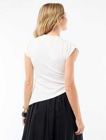 Canotta asimmetrica senza maniche