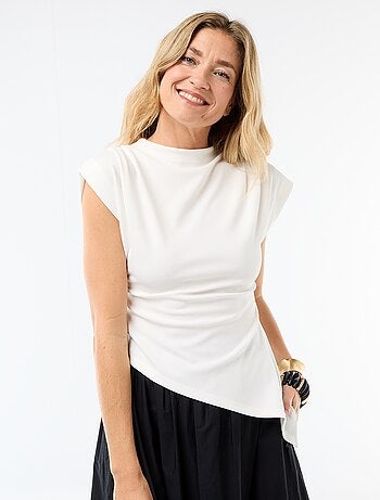 Canotta asimmetrica senza maniche