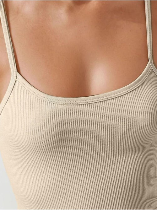 Canotta basic aderente con scollo rotondo hiccup - Kiabi