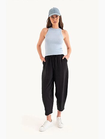 Canotta basic con scollo all'americana hiccup