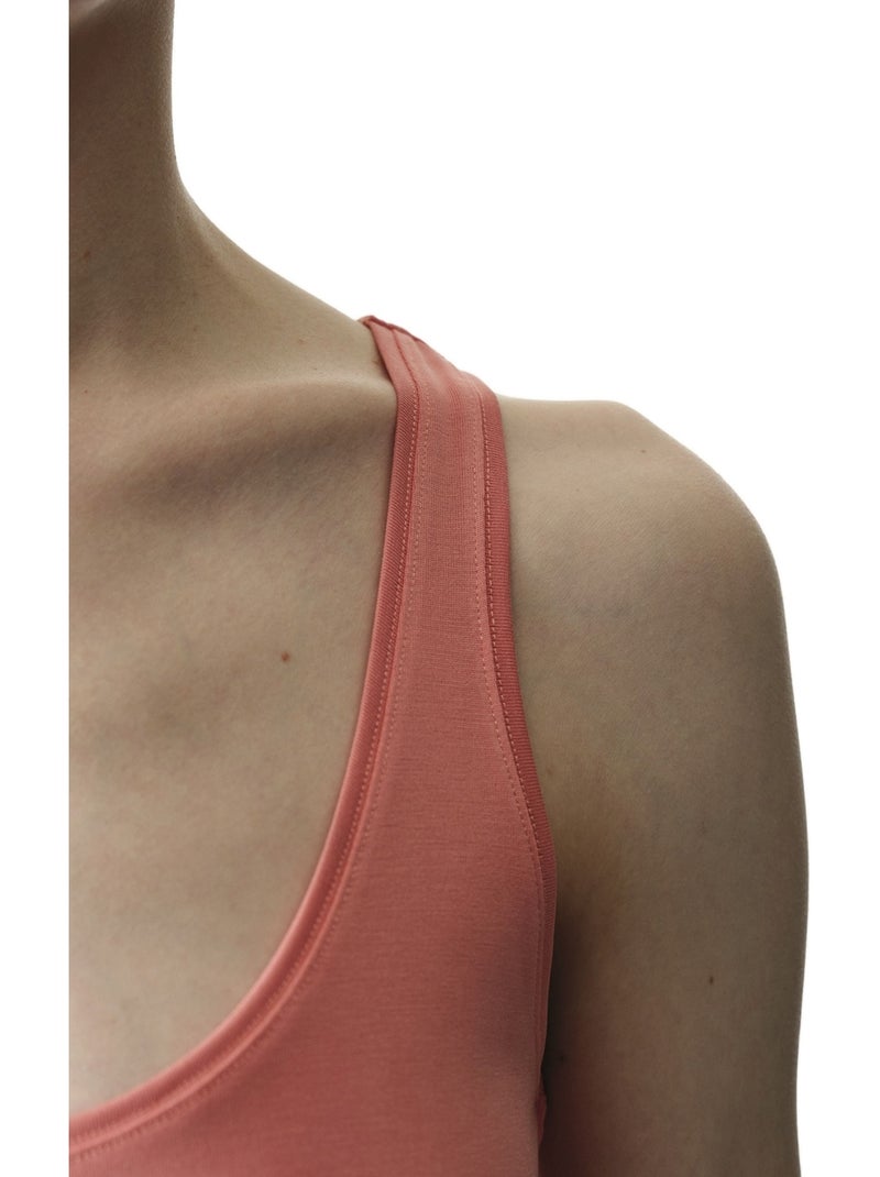 Canotta basic in modal penti Corallo - Kiabi