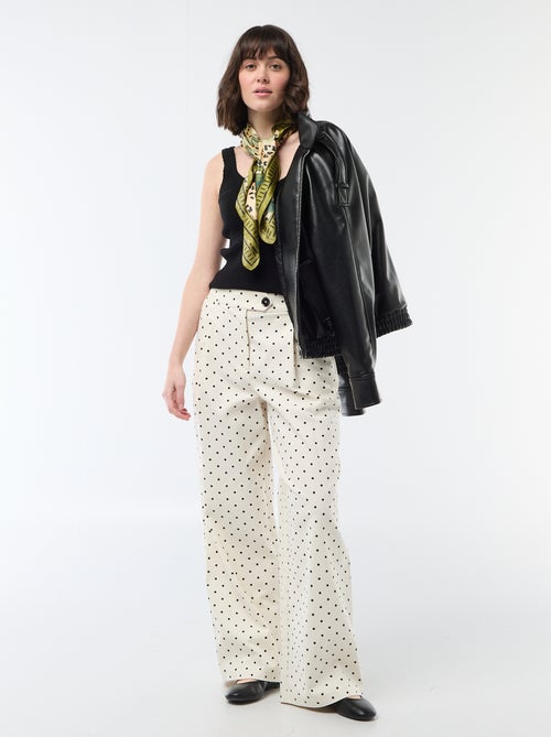 Canotta basic in tessuto a costine - Kiabi