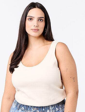 Canotta basica a costine