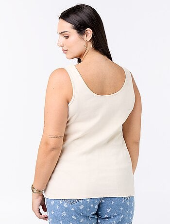 Canotta basica a costine