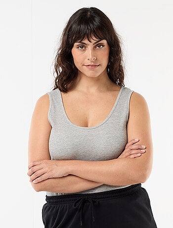 Canotta basica a costine