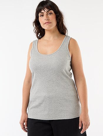 Canotta basica a costine