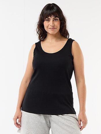 Canotta basica a costine