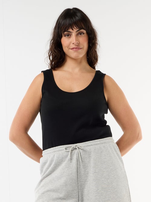 Canotta basica a costine - Kiabi