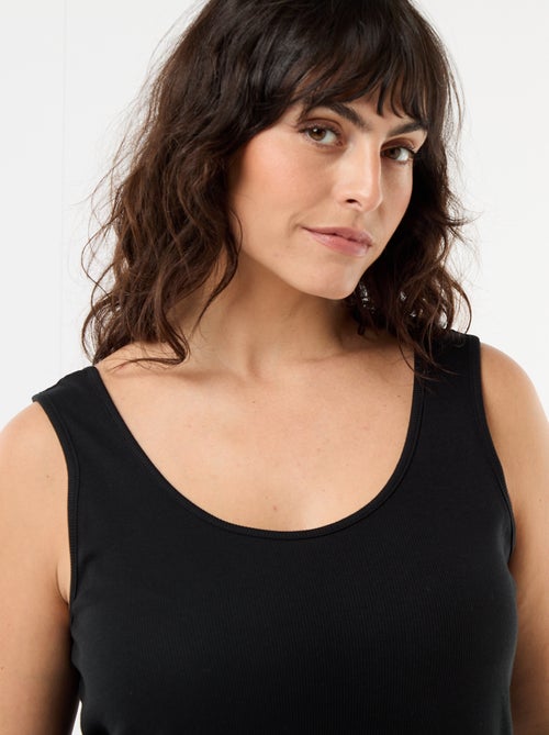 Canotta basica a costine - Kiabi