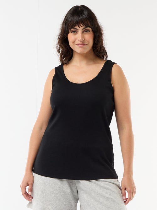 Canotta basica a costine - Kiabi