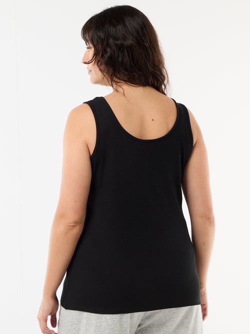 Canotta basica a costine - Kiabi