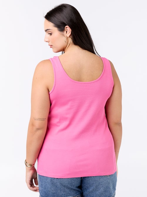 Canotta basica a costine - Kiabi