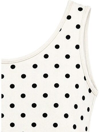 Canotta casual con scollo a u in misto cotone mixray