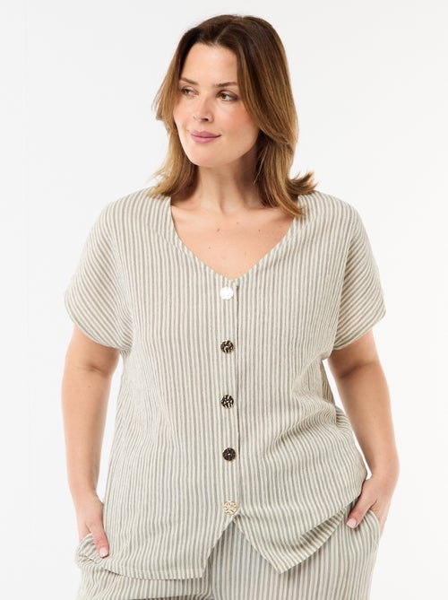 Canotta con bottoni dorati - Kiabi