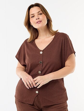 Canotta con bottoni dorati