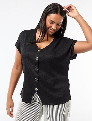 Canotta con bottoni dorati