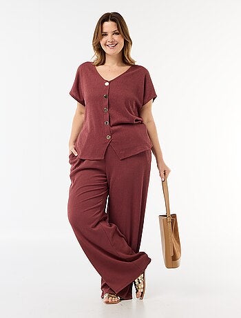 Canotta con bottoni dorati