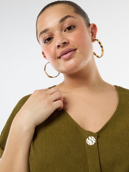 Canotta con bottoni dorati - Kiabi