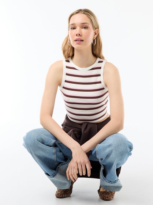 Canotta con giromanica all'americana - Kiabi