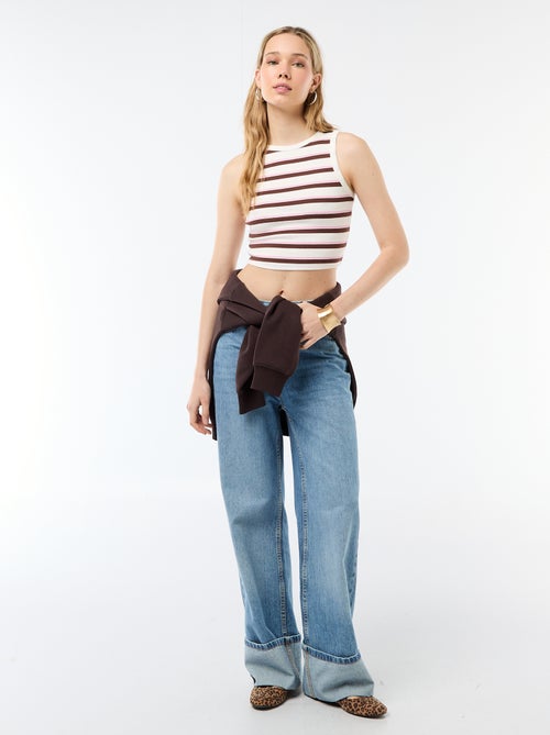 Canotta con giromanica all'americana - Kiabi