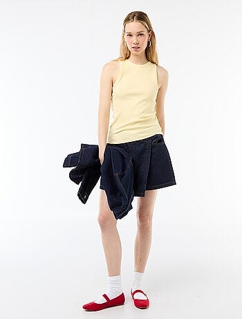 Canotta con giromanica all'americana