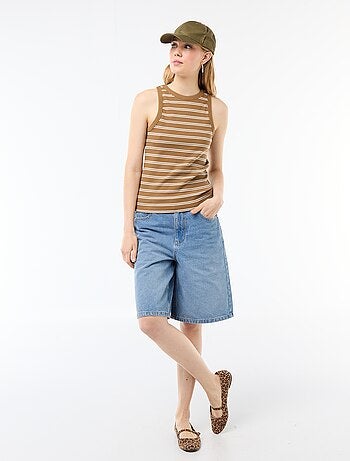 Canotta con giromanica all'americana