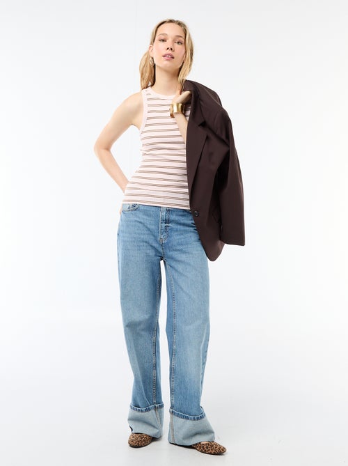 Canotta con giromanica all'americana - Kiabi