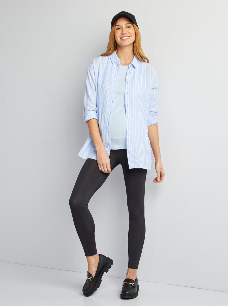 Canotta con giromanica americano blu - Kiabi