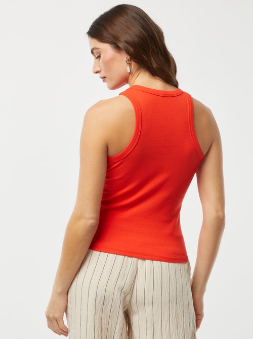 Canotta con giromanica americano - Kiabi