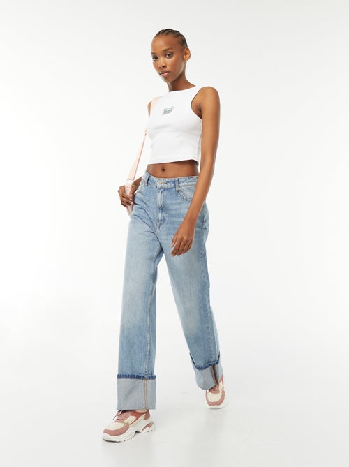 Canotta con giromanica americano 'Stitch' - Kiabi