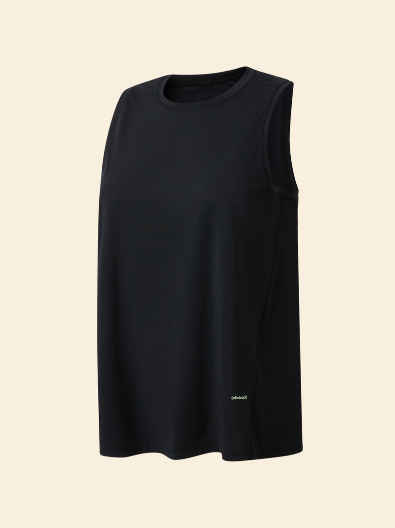 Canotta con giromanica oversize - (ekstract) Nero - Kiabi