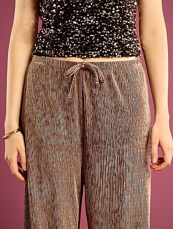 Canotta con paillettes