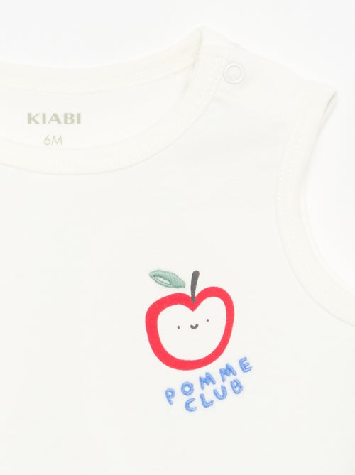 Canotta con patch sul petto - Kiabi
