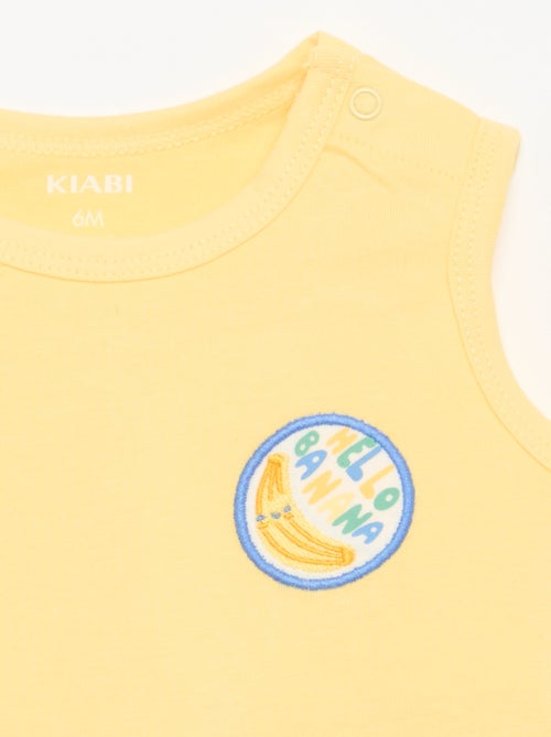 Canotta con patch sul petto - Kiabi